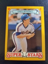 Greg Jefferies New York Mets 1989 Pacific Cards and Comics Orange Border #9 NM