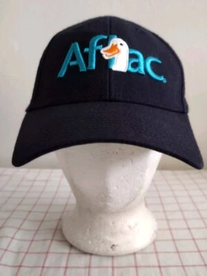 Aflac Accident Life Insurance Employee Cap Hat Black Adjustable Embroidered — 第 1/4 张图片