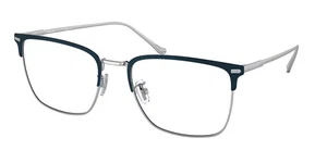 Authentic Coach Eyeglasses HC5149T 9001 Blue Silver Full Rim Glasses 56MM - Picture 1 of 2