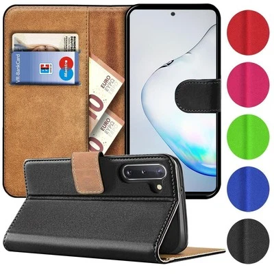 Etui Coque Pour Samsung Galaxy Note 10 Téléphone Portable Rabattable Clapet Étui - Photo 1/4