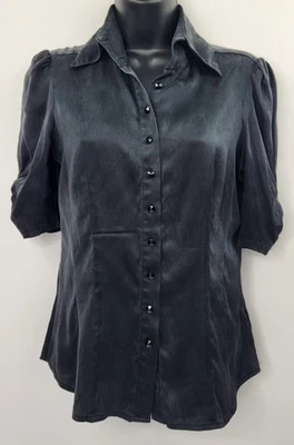 Blusa Bebe Talla S Negra Seda Suave Foto 1 de 4