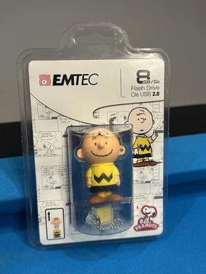 NEW Emtec 3D Peanuts Snoopy Linus Character 8GB USB 2.0 Flash Drive Linus NEW - Image 1 of 4
