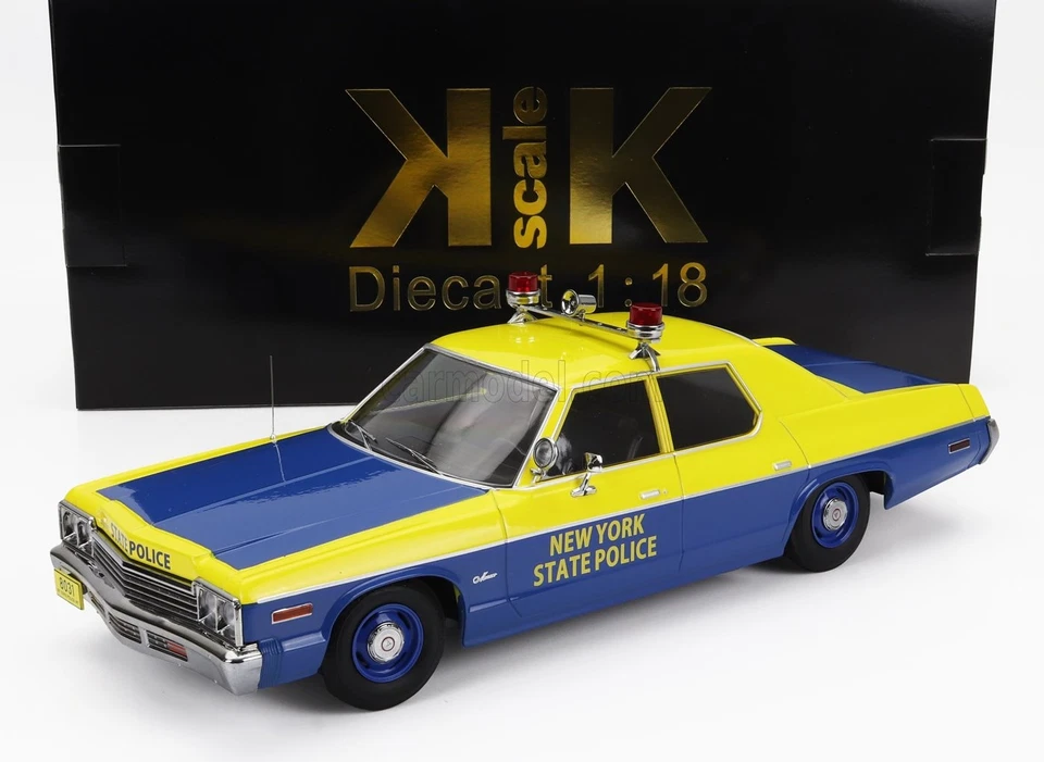 1/18 KK-SCALE - DODGE - MONACO NEW YORK STATE POLICE 1974 KKDC181156 - Immagine 1 di 1