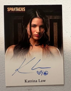 Rittenhouse Spartacus Blood and Sand Katrina Law as Mira Autogrammkarte - Bild 1 von 2