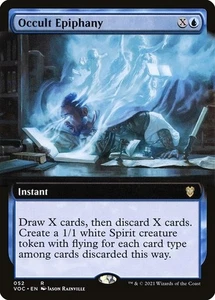 Occult Epiphany (Extended Art) - LP - Innistrad: Crimson Vow Commander VOC MTG - Picture 1 of 1