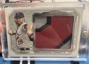 2013 Topps Museum Collection - JUMBO PATCH Chris CARPENTER #d /5 CARDINALS - Picture 1 of 2