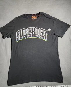 Superdry T-Shirt Medium Herren schwarz Baumwoll-Polyester-Mischung Active Wear Boxfit Tee - Bild 1 von 18