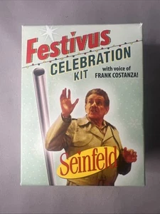 Seinfeld Festivus Celebration Kit With Voice of Frank Costanza Talking - Imagen 1 de 6
