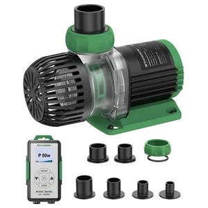 Pompa ritorno acqua acquario - sommergibile DC 24V 80W 2642 GPH per serbatoio acqua salata - Foto 1 di 7