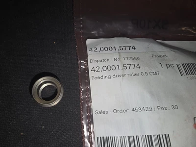 RODILLO CONDUCTOR ALIMENTACIÓN Fronius 42.0001.5774 Foto 1 de 2