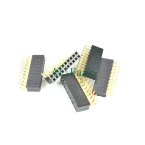 20PCS 2.54mm pitch 2x10Pin Header Right Angle Double Female Row Socket Connector - Picture 1 of 4