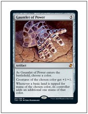 1x Gauntlet of Power, Time Spiral Remastered, Magic the Gathering MTG NM