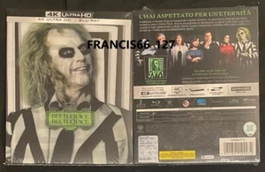 BEETLEJUICE BEETLEJUICE 4K + Blu Ray Limited Edition Steelbook Italian Release - Picture 1 of 1