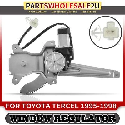 Regulador ventana pasajero trasero derecho con motor para Toyota Tercel 1995 1996-1998 Foto 1 de 4