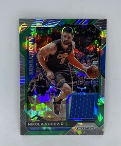 2020-21 Prizm Basketball Nikola Vucevic SENSATIONAL Green Cracked Ice #43/56 - Picture 1 of 4