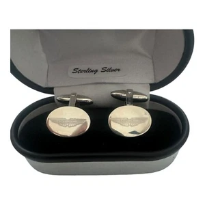 Manschettenknöpfe Aston Martin 925 Sterlingsilber in Chrom Geschenkbox( (A024) - Bild 1 von 18
