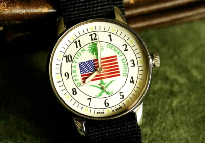 Reloj Pulsera Pobeda Mecánico Unisex Operación Escudo del Desierto URSS Foto 1 de 4