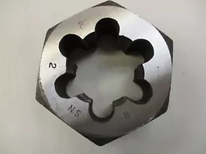 2"-8 UN HSS Standard Thread Hex Die good condition, NYCS Brand made in USA - Picture 1 of 1