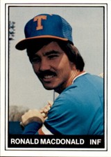 1982 Tidewater Tides TCMA #10 Ronald MacDonald Not a Clown Olathe Kansas KS Card
