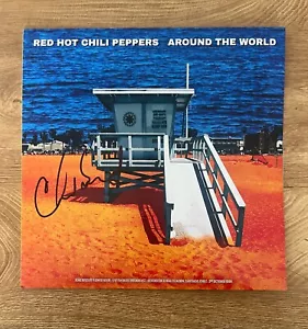 * RED HOT CHILI PEPPERS * signed vinyl album * AROUND THE WORLD * CHAD SMITH * 1 - Picture 1 of 2