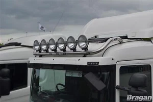 Passend für Scania 4er Serie Standard Schläfer Dach Lichtleiste + schmale LED + runde Flecken - Bild 1 von 11