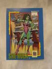 1991 Carte à collectionner Impel Marvel traite She Hulk