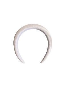 Satin Ivory Bridal Puffy Headband