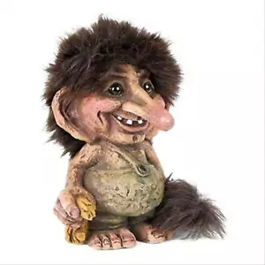 Statua Troll Portafortuna Nyform 840191 In Latex Con Coda In Mano - Imagen 1 de 2