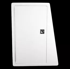 Puerta de acceso para consola central blanca acrílico MasterCraft gabinete escotilla con pestillo de bisagra - Imagen 1 de 5
