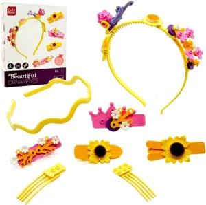 Kids Hair Clips Accessories Set Headbands DIY Building Bricks Blocks Sets for Gi - Picture 1 of 12