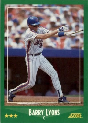 1988 Score MLB Barry Lyons #387 - Image 1 of 2
