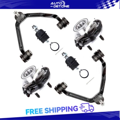 6 Front Upper Control Arm Ball Joint Wheel Hub Bearing Fits Ford F-150 2000-2003 - Image 1 of 4