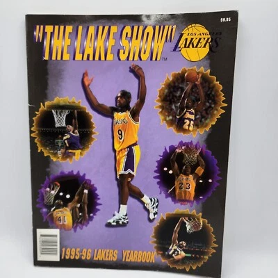 Vintage " The Lake Show" LA Lakers NBA 1995-96 Official yearbook Preowned. - Image 1 of 4