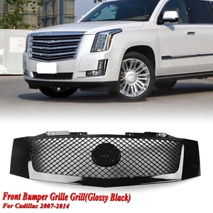 Front Bumper Grille Mesh Grill For Cadillac Escalade / EXT 2007-2014 Black 1PCS - Picture 1 of 16