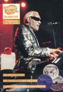 tk- Blues Magazine-BLUES & RHYTHM #153-Oktober 2000-Joe Pullum, Ray Charles - Bild 1 von 1