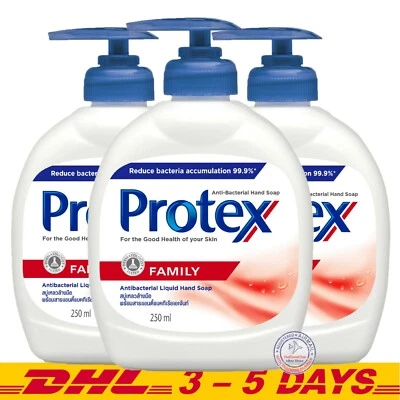 Pack 3 : Protex Family Liquid Hand Soap Handwash 250 ml - Image 1 of 3