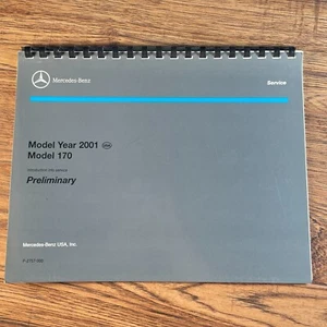 2001 MERCEDES Model 170 Preliminary FACTORY OEM service and repair manual - Picture 1 of 3
