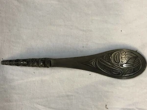 BOMA PEWTER TOTEM POLE DECORATIVE SPOON 6 1/4" CANADA  - Picture 1 of 7