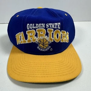 Vintage Golden State Warriors NBA Starter 100% Wool Snapback Hat Cap - Picture 1 of 7