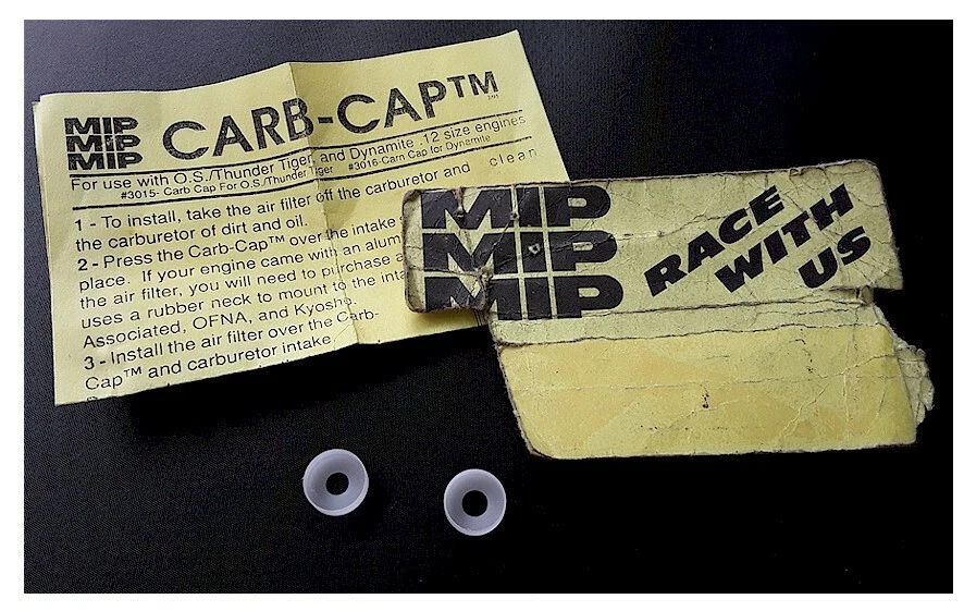 Vintage RC Car Buggy MIP 3015 Carburetor Cover OS Thunder Tiger .12 Engine (2) - Image 1 of 1