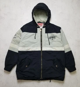 Vintage Los Angeles Kings NHL Nutmeg Insulated Hockey Jacket Mens size XL - Picture 1 of 22