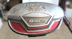 "Adams Idea A30S Boxer 3 Hierro Híbrido Pro Lanzamiento Platino B Flex Grafito Derecha 41"" L" - Imagen 1 de 8