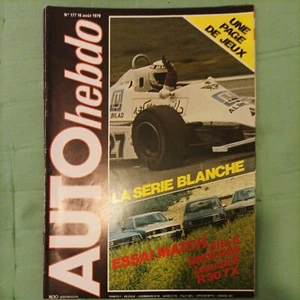 AUTO HEBDO 177 1979 ALFA romeo 6 BMW 525 Renault 30 TX gp f1 Autriche zeltweg - Bild 1 von 2