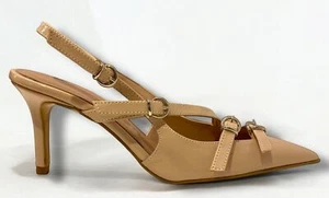 Decolletes Divine Follie 1830V/PE63 in vernice nude - Imagen 1 de 4