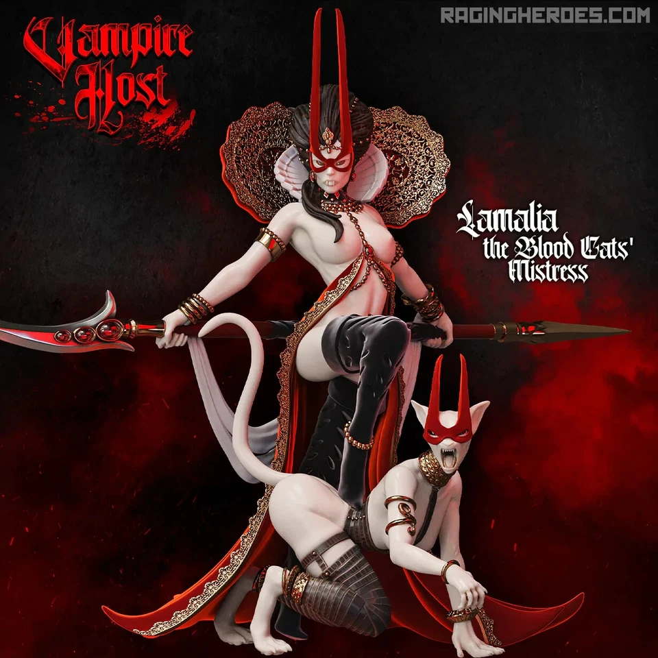 Raging Heroes Lamalia the Blood Cats Mistress (Vampire Host) Female Lord - Image 1 of 3