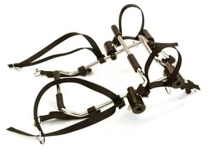 Realistic 1/10 Size Rear Mount 2-Bike Rack for R/C Truck Type Body - Picture 1 of 4