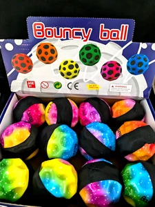 12 pcs Moon Bouncy Return Sport Ball Nylon String Kids Outdoor Activities Toy - Picture 1 of 9
