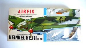 KIT AIRFIX 1/72è    HEINKEL  HE 111   REF 484   1962    TRÈS BON ÉTAT  COMPLÈTE  - Picture 1 of 7