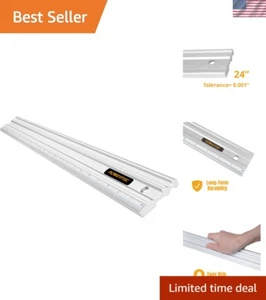 24 Inch Machinist Aluminum Straight Edges, with .001'' Tolerance for Checking... - Picture 1 of 8