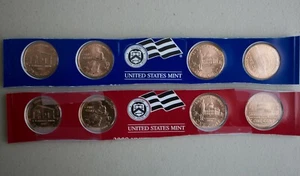 2009 P D Lincoln Bicentennial Uncirculated Satin One Cent 8 Coin Copper Penny 1C - Picture 1 of 4